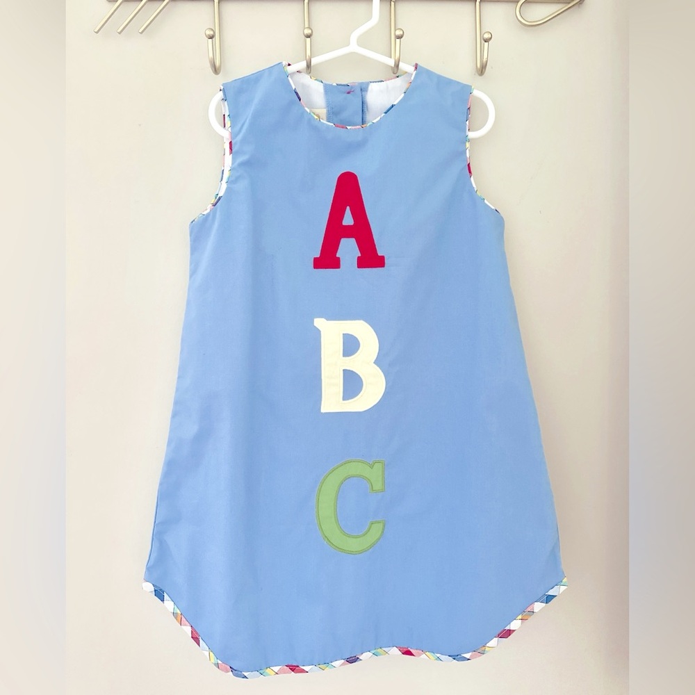 The Beaufort Bonnet Company ABC Annie Apron Dress Size 6